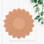 MDF Peacock Tealight Holder Design 2