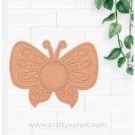 Butterfly Tealight Holder Pre Marked MDF Design 1
