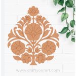 Flower Motif Pre Marked MDF Design 7