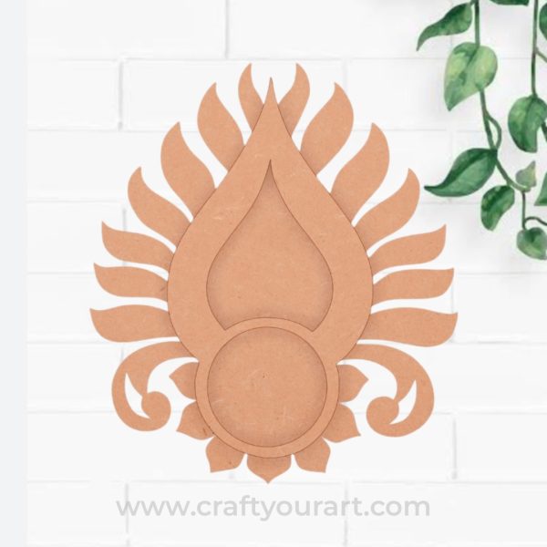 MDF  Padmaja Tealight Holder Design 1