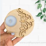 Designer Tealight Holder MDF Design 6