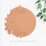 MDF  Flower Tealight Holder Design 1