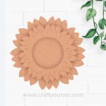 MDF  Floral Tealight Holder Design 2