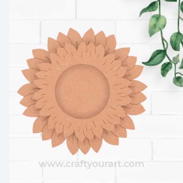 MDF  Floral Tealight Holder Design 2