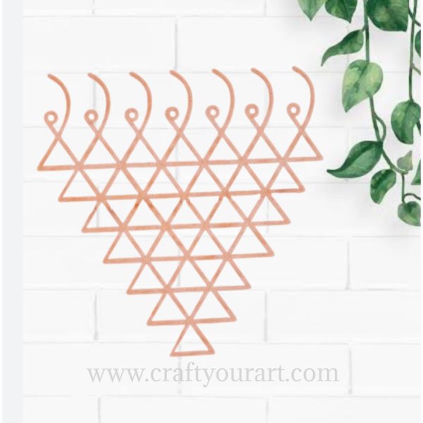 Saraswati Yantra Cutout MDF Design 4