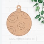 Christmas Ornament Pre Marked Design 1