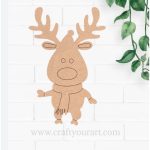 Christmas Reindeer Pre Marked Design 1