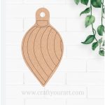 Christmas Ornament Pre Marked Design 2