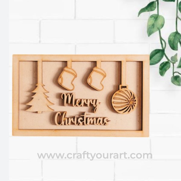 2 Layer Merry Christmas Wishes