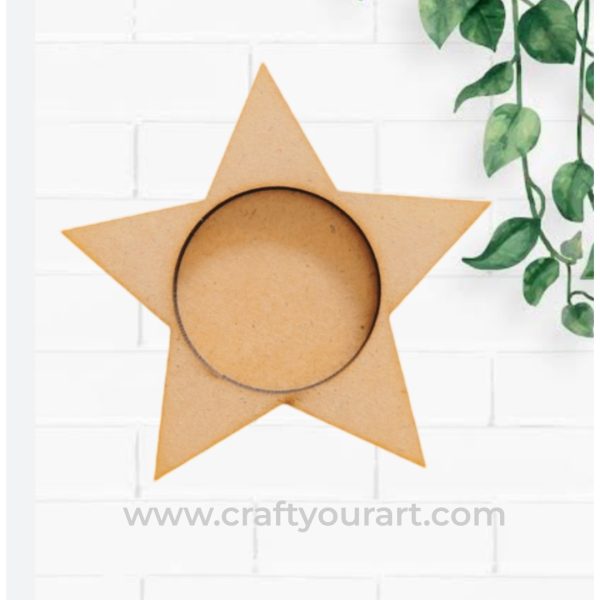 Christams Star Tealight Design 1