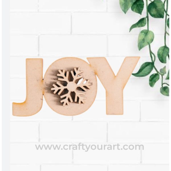 Christmas JOY Base With Snowflake