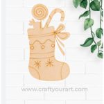 Christmas X-mas Stocking Pre Marked Design 1