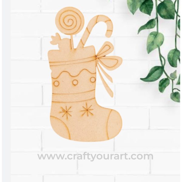 Christmas X-mas Stocking Pre Marked Design 1