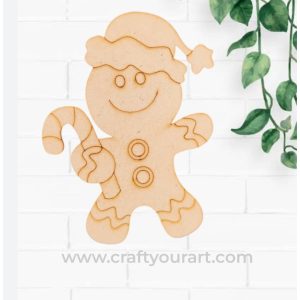 Christmas Gingerbread Man Pre Marked Design 1