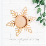 Christmas SnowFlake Tealight Design 1