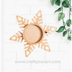 Christmas SnowFlake Tealight Design 1