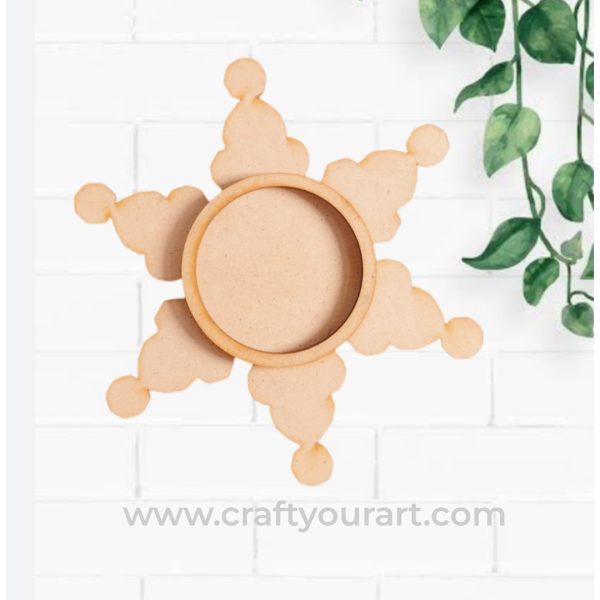 Christmas SnowFlake Tealight Design 4