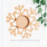 Christmas SnowFlake Tealight Design 5
