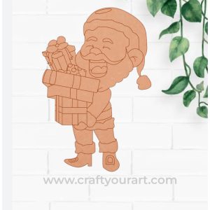Santa Claus with Gift Bag Pre Marked Design 2
