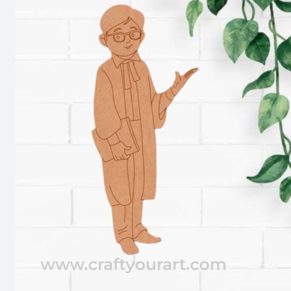 Lawyer Man Pre Marked MDF Design 1