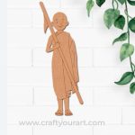 Indian Hindu Monk Pre Marked MDF Design 2