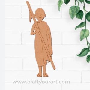 Indian Hindu Monk Pre Marked MDF Design 2