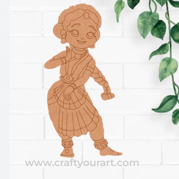Dancing Woman Pre Marked MDF Design 17
