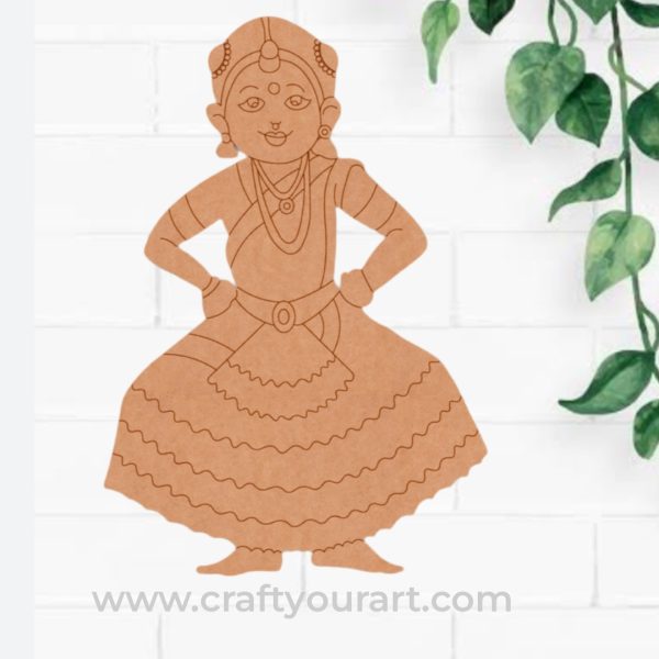 Dancing Woman Pre Marked MDF Design 3