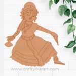 Dancing Woman Pre Marked MDF Design 18