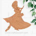 Dancing Woman Pre Marked MDF Design 5