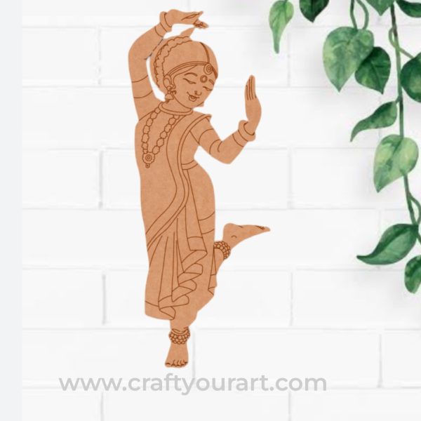 Dancing Woman Pre Marked MDF Design 11