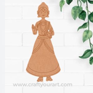 Dancing Woman Pre Marked MDF Design 26