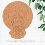 Kathakali Pre Marked MDF Design 6