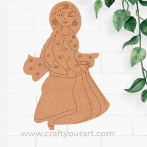 Dancing Woman Pre Marked MDF Design 21