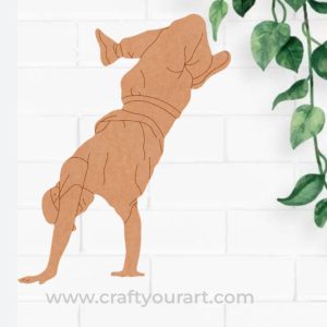 Dancing Boy Pre Marked MDF Design 2