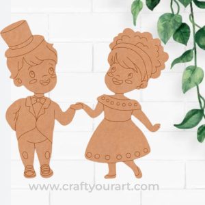 Children Dancing Pre Marked MDF Design 2