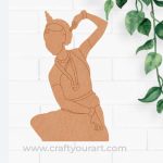 Dancing Woman Pre Marked MDF Design 8