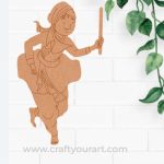 Dancing Man Pre Marked MDF Design 1