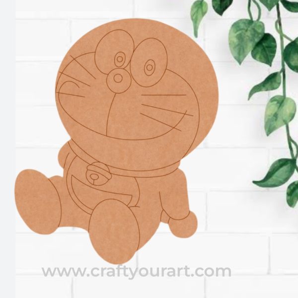Doraemon Pre Marked MDF Design 1