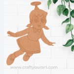Shizuka Doraemon Pre Marked MDF Design 1