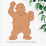 Gian Doraemon Pre Marked MDF Design 1