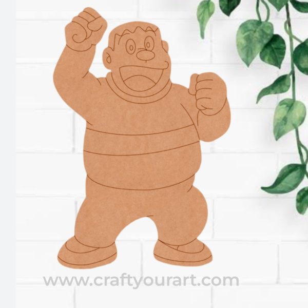 Gian Doraemon Pre Marked MDF Design 1