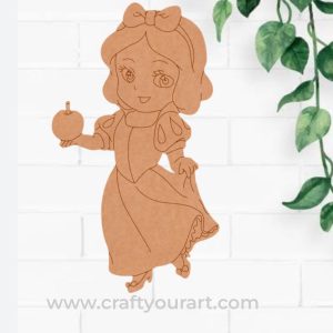Princess Snow White Pre Marked MDF Design 3