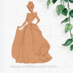 Disney Princess Cinderella Pre Marked MDF Design 2