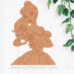 Disney Princess Bella Pre Marked MDF Design 2