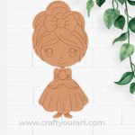 Disney Princess Cinderella Pre Marked MDF Design 1