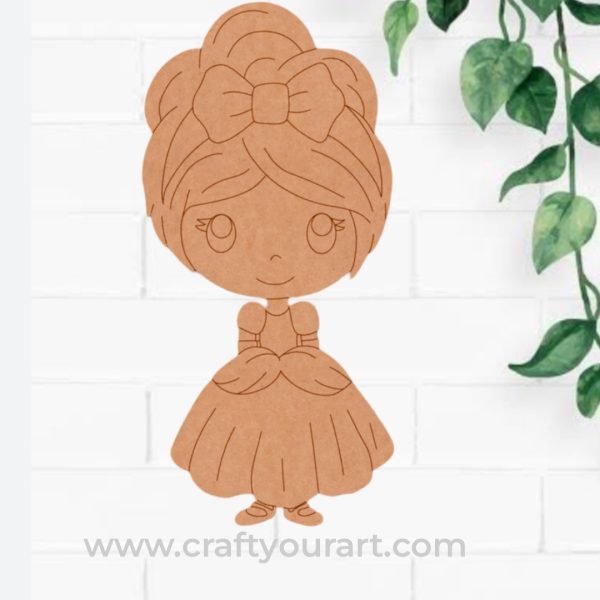 Disney Princess Cinderella Pre Marked MDF Design 1