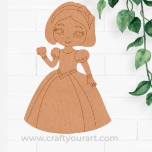 Princess Snow White Pre Marked MDF Design 4