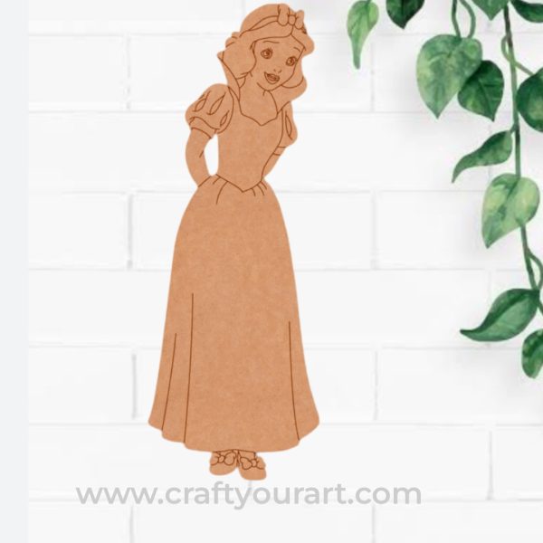 Princess Snow White Pre Marked MDF Design 2