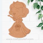 Princess Snow White Pre Marked MDF Design 1